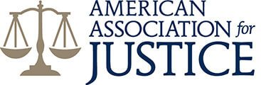 Logo Recognizing Clark & Steinhorn, LLC's affiliation with American Association for Justice
